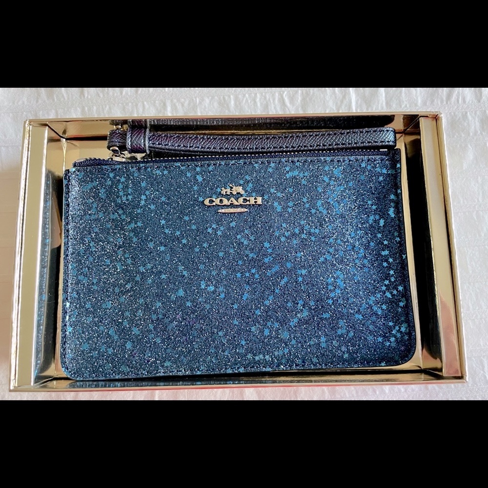 Coach wristlet. The Glitter Collection. Brand new in box, with tags attached.